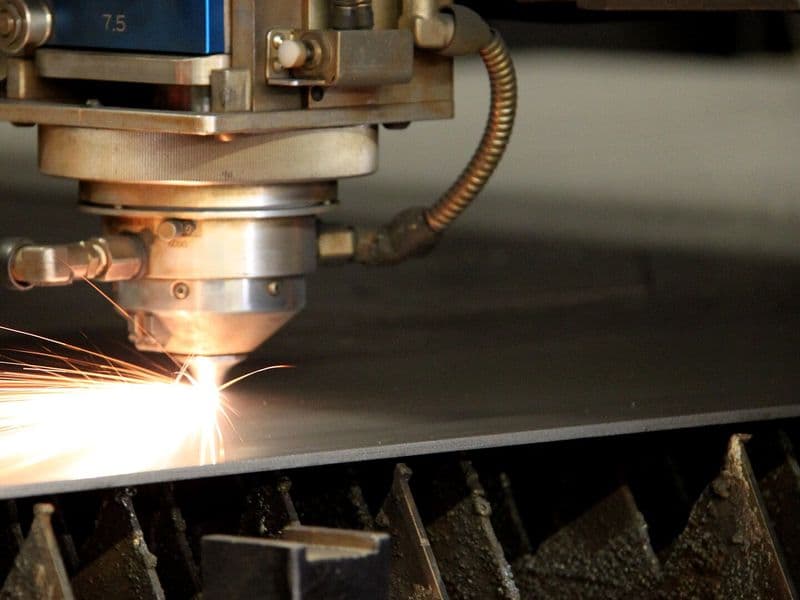 Laser cutting in a job shop