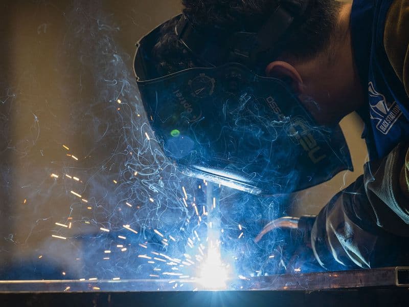 Welding in a job shop
